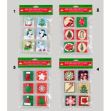 6 Pack of Deluxe Holiday Christmas Gift Tags 4 Styles