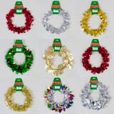 Christmas Patterned Wire Garland 25 ft