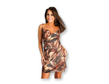 Saress Cross Over Beach Cover Up Havana Medium