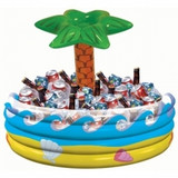 Tropical Palm Tree Inflatable Cooler