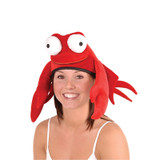 Plush Crab Hat Party Accessory