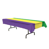 Mardi Gras Plastic Tablecover