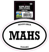 Moon Area Tigers MAHS Peel and Place Decal