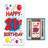 21st Birthday Door Cover