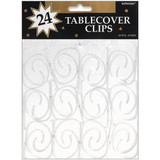 Tablecover Clear Plastic Clips