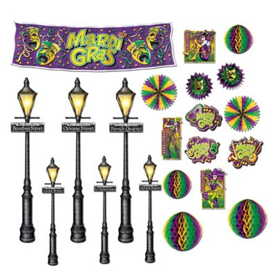 Mardi Gras Decor & Street Light Props