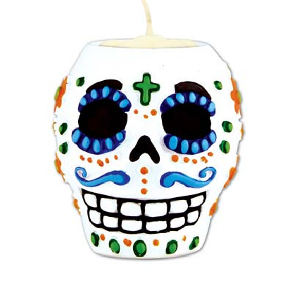 Day Of The Dead Male Tea Light Holder