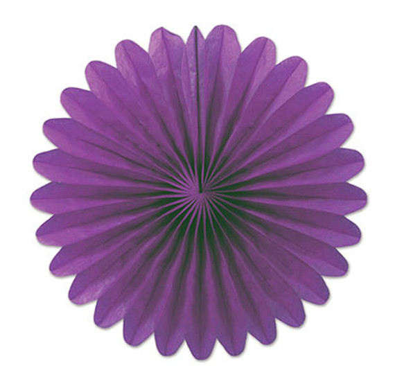 Purple Flower Mini Tissue Fan Decoration