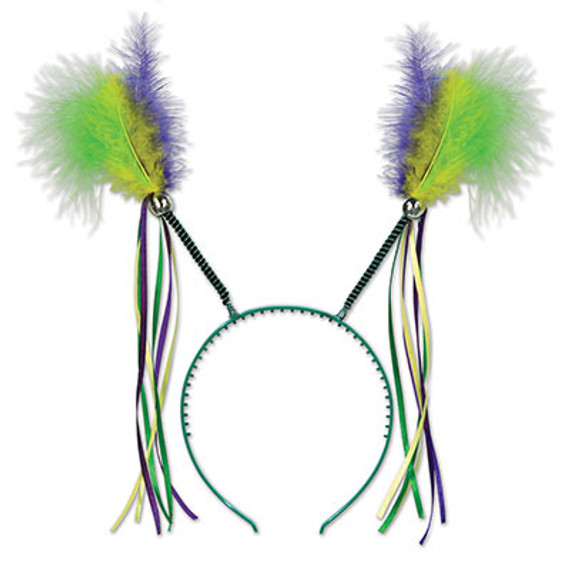 Feathers & Ribbons Mardi Gras Boppers