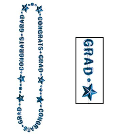 Congrats Grad Beads-Of-Expression-Blue