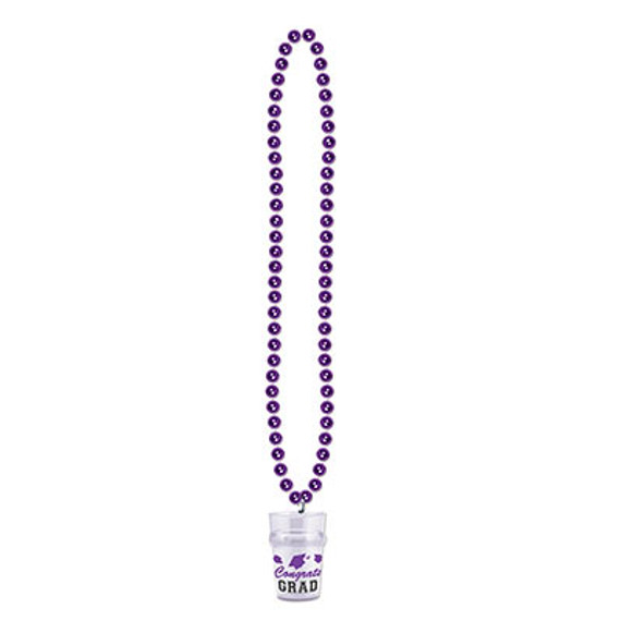 Beads w/Grad Glass-Purple