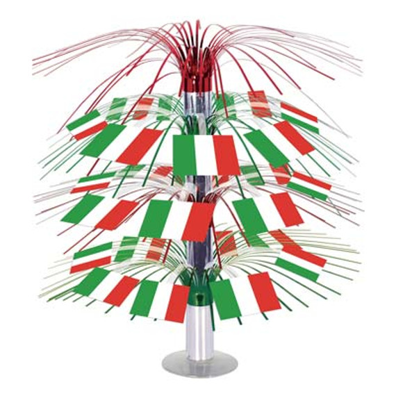 Italian Flag Cascade Centerpiece