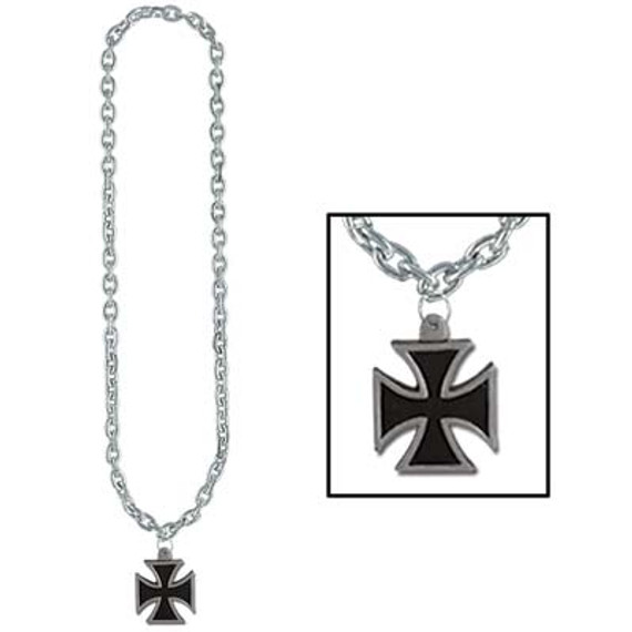 Chain Beads w/Iron Cross Medal