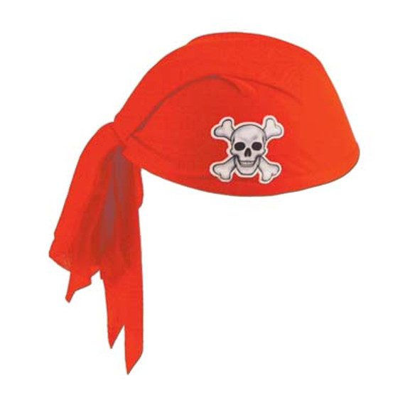 Pirate Red Scarf Hat