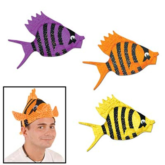 Plush Luau Fish Hats