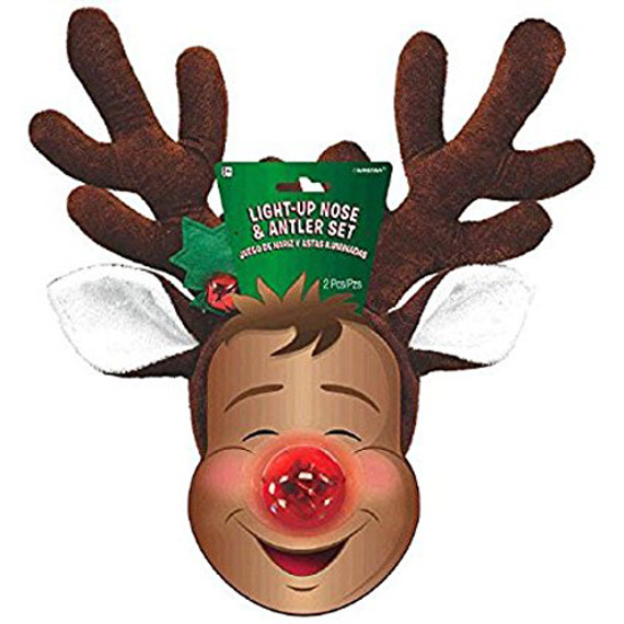 Lightup Nose And Antler Kit