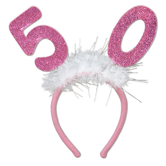 50 Glittered Boppers with Marabou