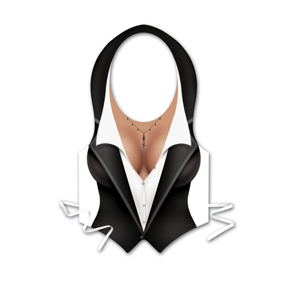 Plastic Female Tux Vest