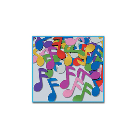 Fanci-Fetti Multi-Color Musical Notes