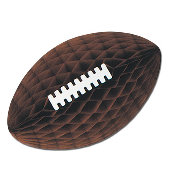 Brown Tissue Football with Laces
