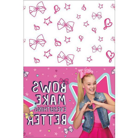 54 x 102" Table Cover Paper Jojo Siwa