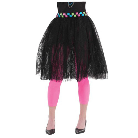 Adult Black Lace Skirt