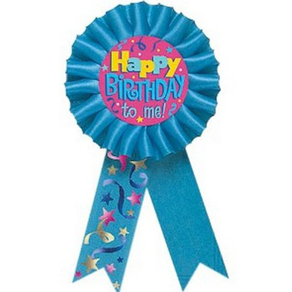 Happy Birthday To Me Award Ribbon