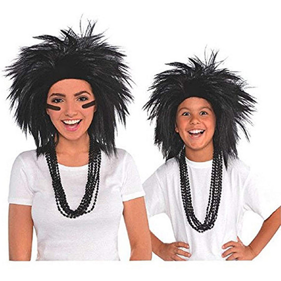 Black Crazy Wig