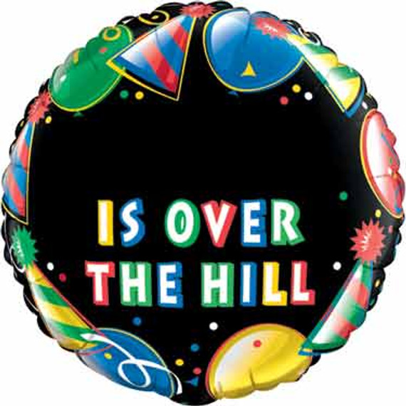 18 Inch Over The Hill Personalized Balloon