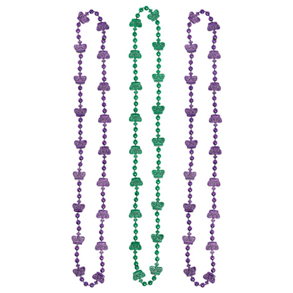 Mardi Gras Mix Up Bead Necklaces Set