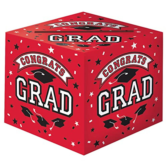 Grad Cardholder Box - Red