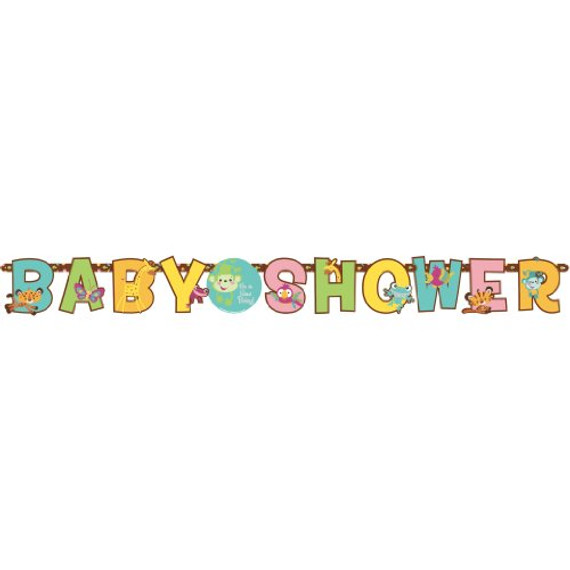 Fisher Price Baby Shower Letter Banner