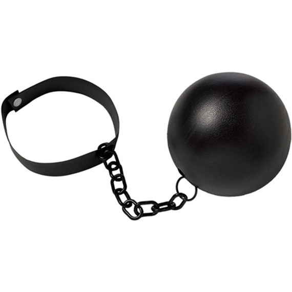 Black Cops Ball and Chain