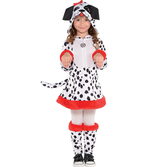 Girls Dalmatian Costume - Toddler (3-4)