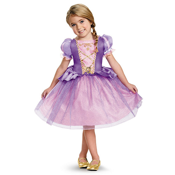 Girls Disney Tangled Rapunzel Costume - Toddlers 3 - 4 Years