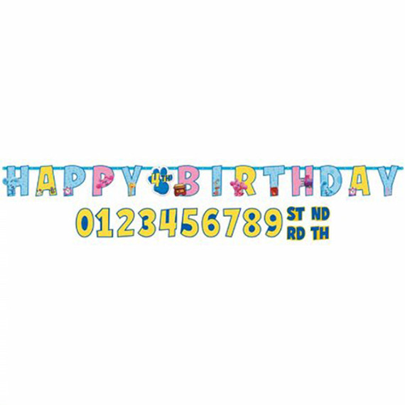 Blue?s Clues & You! Birthday Jumbo Add an Age Letter Banner