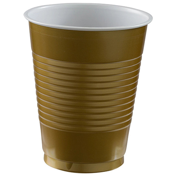 Festive Green Plastic Cups, 18 oz