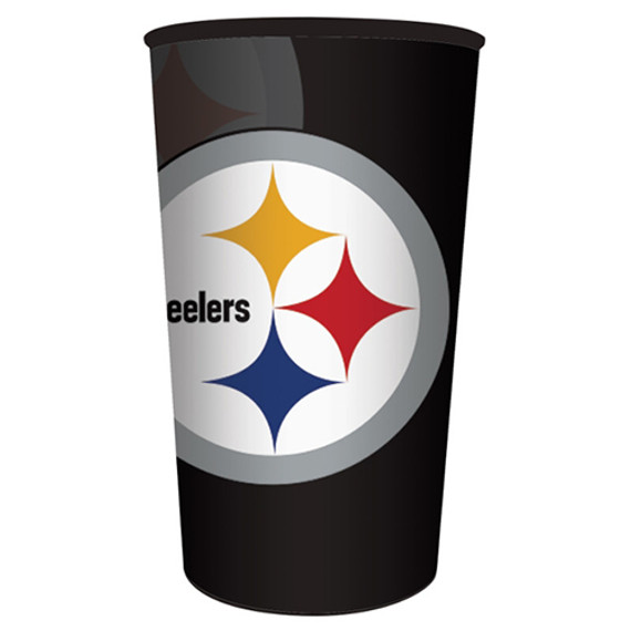 Pittsburgh Steelers Black Plastic Souvenir Cups