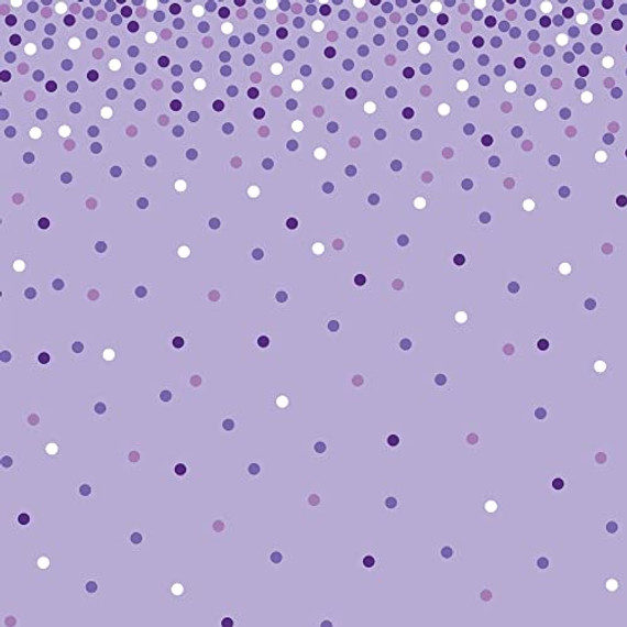 Purple Scatter Dot Gift Wrap