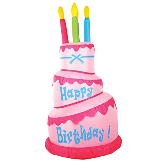 Jumbo Happy Birthday Cake Inflatable