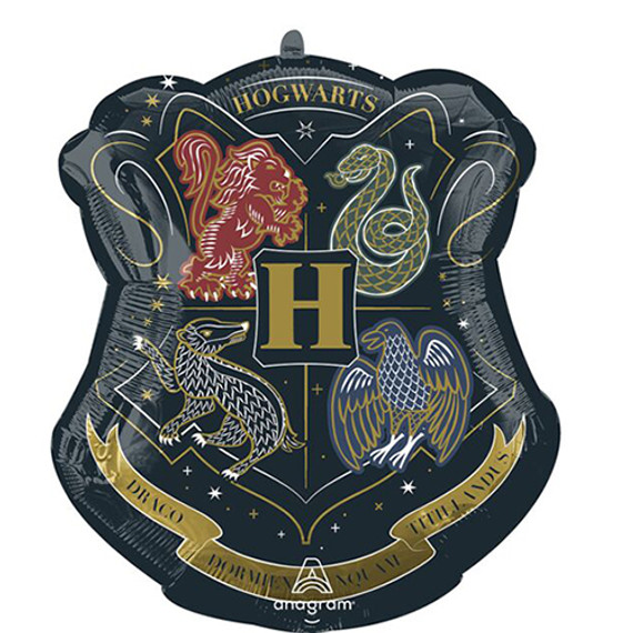 Harry Potter Hogwarts Crest Foil Balloon - 22"