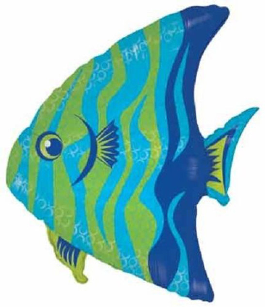 28-Inch Angel Fish Shaped Balloon