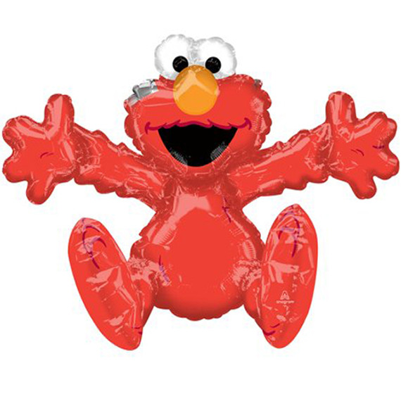 Elmo Centerpiece Balloon Inflate with Air - 26" Tall