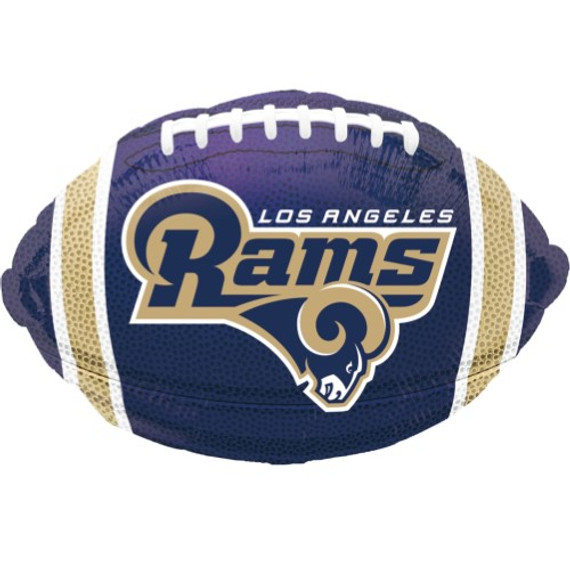 18" La Rams Football Flat Balloon