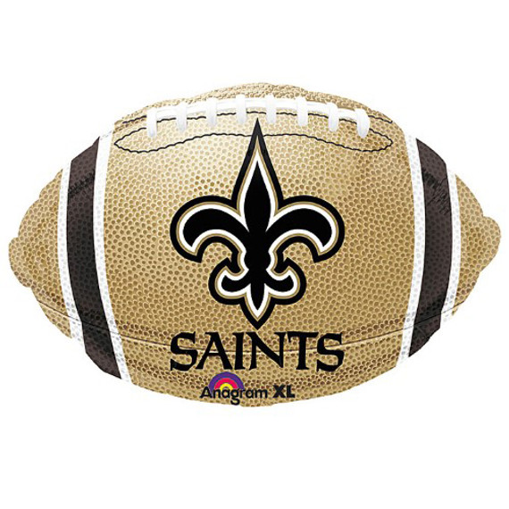 18" New Orleans Saints Team Colors Jr. Shape Balloon