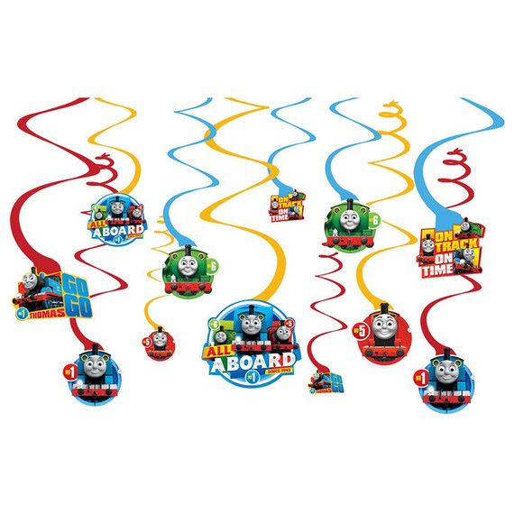 Thomas the Tank Engine Swirl Decorations