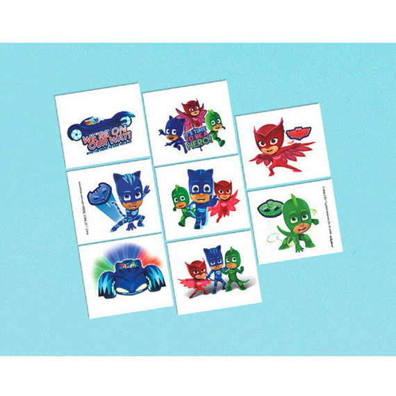 PJ Masks Temporary Tattoos