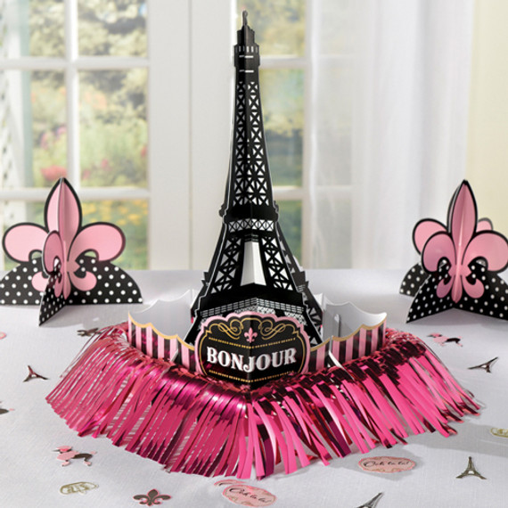 Bridal Shower a Day in Paris Table Decorating Kit