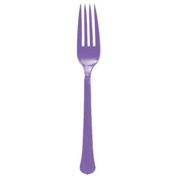 Purple Heavy Weight Forks Pack of 20