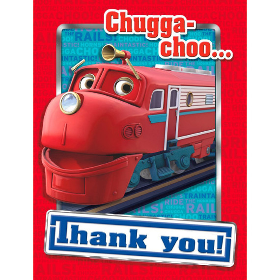 Chuggington Party Thank You Notes